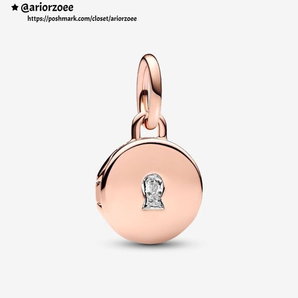 Pandora Openable & Engravable Love Locket Dangle Charm - Picture 1 of 2